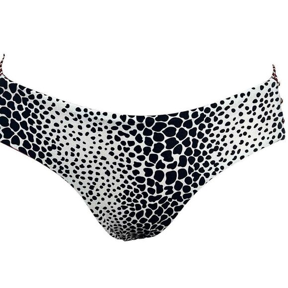 Beach Bunny Girl on Fire Bikini Set Animal Cheetah Print Bandeau S NWT - Picture 5 of 16